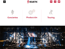 Tablet Screenshot of eclectic.mx